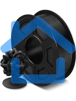 Филамент NVPRINT ASA черный для 3D печати диаметр 1.75мм длина 330 метров масса 1 кг