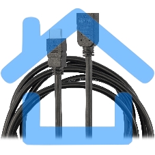 Кабель-удлинитель аудио-видео Buro HDMI (m)/HDMI (f) 3м. позолоч.конт. черный BU-HDMI2.0-EXTND-3M