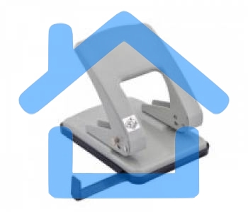 Дырокол Kw-Trio Stylish Heavy Duty 976L/GR, до 40 листов, металл серый, отверстий: 2, с линейкой