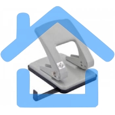 Дырокол Kw-Trio Stylish Heavy Duty 976L/GR, до 40 листов, металл серый, отверстий: 2, с линейкой