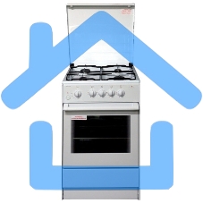 Плита газовая Darina 1B GM 441 005 W белый/черный, конфорок 4 шт, духовка 50 л, 50 см x 85 см x 51 см