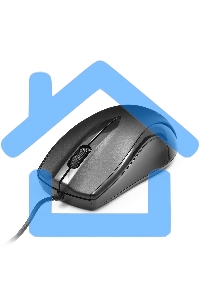 Мышь проводная Gembird MUSOPTI9-905U черный, 1000 dpi, USB, кнопки - 3