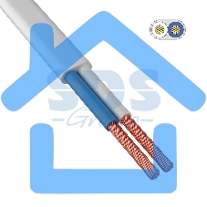 Провод ШВВП 2х0,75 мм² 200 м белый ГОСТ 7399-97 Провод ШВВП 2х0,75 мм² 200 м белый ГОСТ 7399-97