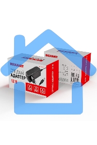 Источник питания 12 V 24 W с DC разъемом подключения 5.5х2.1 IP23