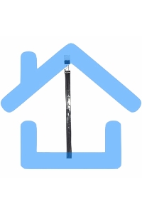 Термоусаживаемая трубка клеевая Rexant 4,0/1,0 мм, (4:1) черная, упаковка 10 шт. по 1 м