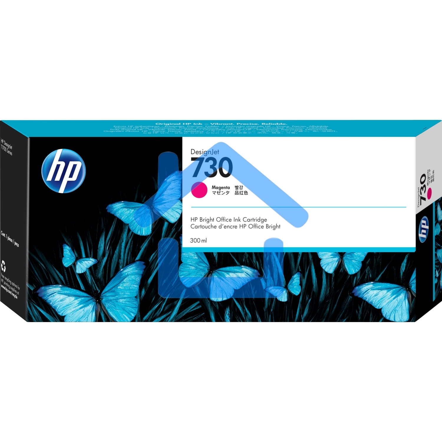 Картридж струйный HP 730 300-ml пурпурный Ink Cartridge