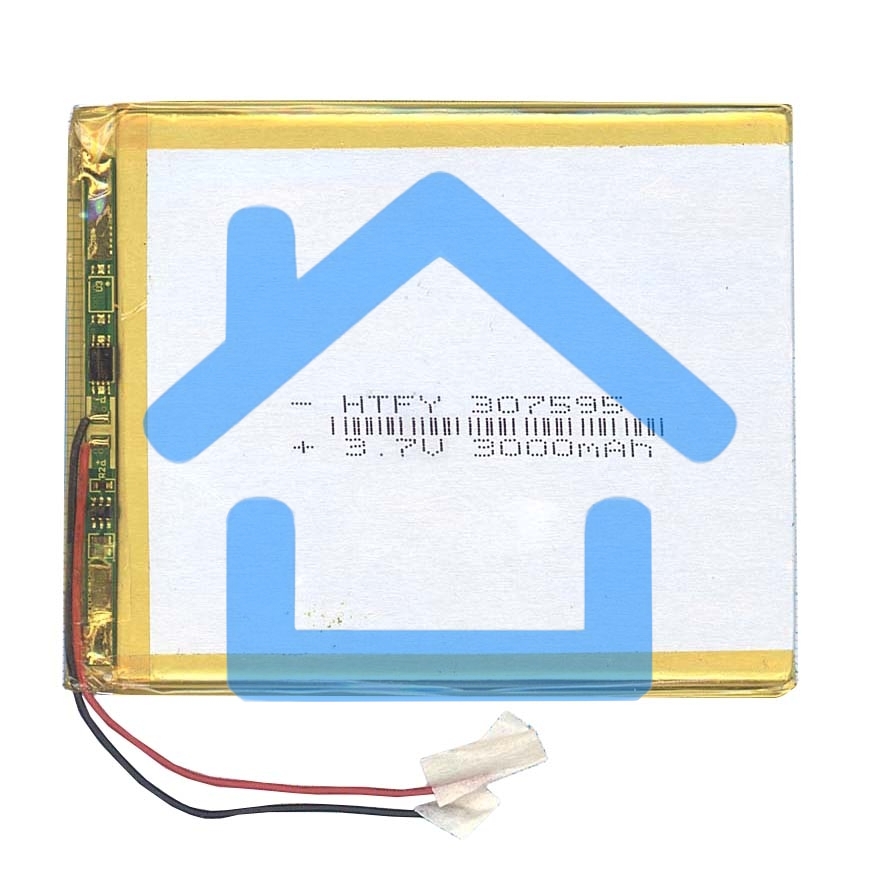 Аккумулятор Li-Pol (батарея) 3*75*95мм 2pin 3.7V/3000mAh
