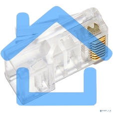 Коннектор Cabeus 8P8C RJ-45 под витую пару, категория 5e, универсальный, для проводников с толщ. по изол. до 1,05 мм