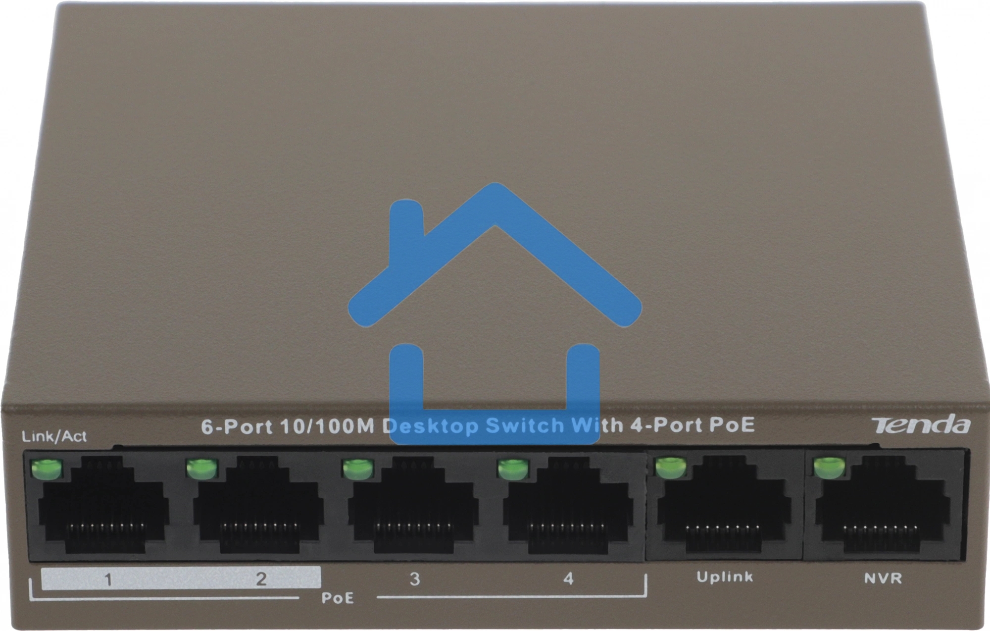 Коммутатор Tenda TEF1106P-4-63W 6PORT 100M 4POE