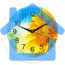 Часы настенные кварцевые Energy модель ЕС-97 подсолнух