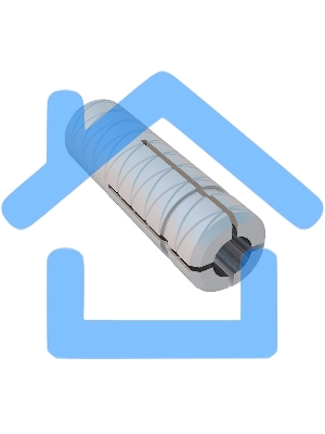 Анкер разрезной М8 латунь ANL8 КМ LO0817