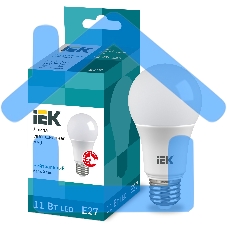 Лампа светодиодная ECO A60 11Вт грушевидная 4000К белый E27 990лм 230-240В ИЭК LLE-A60-11-230-40-E27