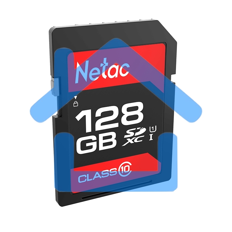 Флеш карта Netac P600 SDHC 128Gb U1/C10 up to 80MB/s, retail pack