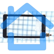 Сенсорное стекло (тачскрин) C196131A1-FPC740DR, черное