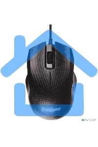 Мышь проводная ExeGate Professional Standard SH-9027 черный, 1000 dpi, USB, кнопки - 3