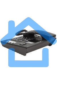 Телефон проводной Alcatel T56 черный АОН, Display, Flash, Recall, Wall mt.