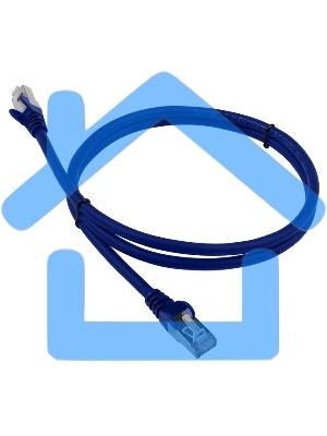 Патч-корд LANMASTER LSZH FTP кат.6, 0.5 м, синий