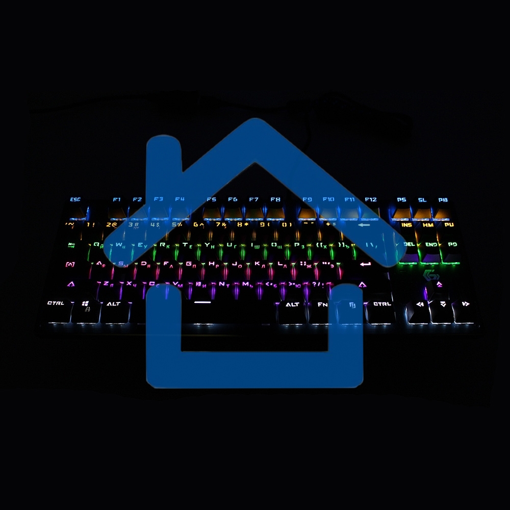 Клавиатура Gembird KB-G540L проводная, USB, черный