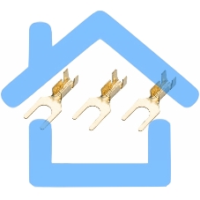 Наконечник вилочный Rexant 4.5 мм, 1-1.5 мм² (НВ 1.5-4)