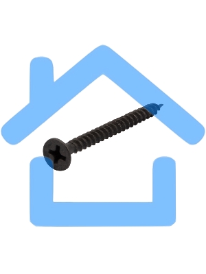 Саморез гипсокартон-металл KRANZ 3.5х41, короб (200 шт./уп.)