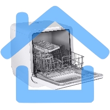 Посудомоечная машина Maunfeld MWF07IM, белый, 42 см, 3 компл., 58 дБ, класс B