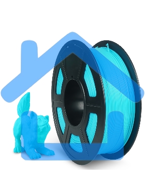 Филамент NVPRINT PETG Blue Sky для 3D печати диаметр 1.75мм длина 330 метров масса 1 кг