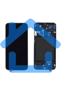 Дисплей для Samsung Galaxy A20 SM-A205F в сборе с тачскрином и рамкой (OLED), черный