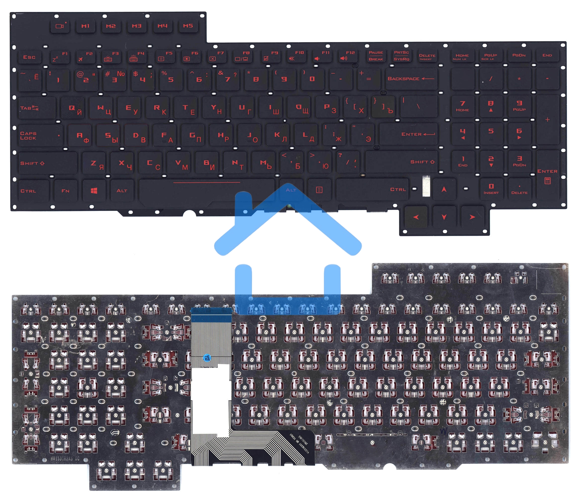Клавиатура для ноутбука Asus GX700 черная