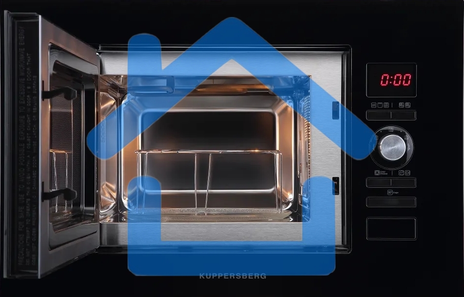 Встраиваемая микроволновая печь Kuppersberg HMW 625 B 20 л, High-Tech, 800 Вт, черный