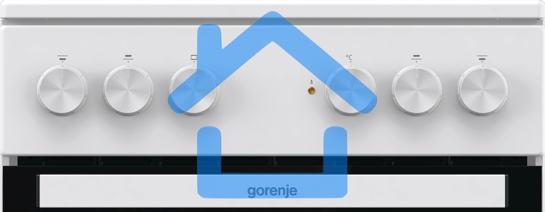 Плита электрическая Gorenje GEC5A12WG-B белый, конфорок 4 электрических, духовка 68 л, 50 см x 85 см x 59.4 см (без крышки)