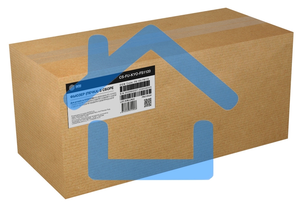 Печка в сборе Cactus CS-FU-KYO-FS1120 (302H493020, 302H493021, FK-150, FK-170) для Kyocera KM-2820/2810;FS-1370DN/1350DN/1320D/1135MFP/1130MFP
