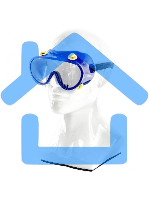 Очки защитные закрытого типа с непрямой вентиляцией, поликарбонат Россия Сибртех