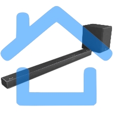 Набор домашний динамиков Hisense U5120GW+ черный Мощность звука 570 Вт Вт да 12 кг U5120GW+