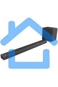 Набор домашний динамиков Hisense U5120GW+ черный Мощность звука 570 Вт Вт да 12 кг U5120GW+