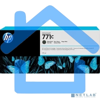 Картридж струйный HP №771C B6Y07A черный матовый для HP DJ Z6200 (775мл)