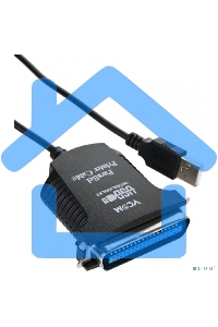 Кабель AM/LPT 1.8м VCOM Кабель-адаптер USB -> LPT (прямое подключение к LPT порту принтера), VUS7052