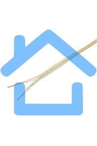 Акустический кабель Cablexpert CC-TC2x0,5-20M, прозрачный,  20 м, бухта