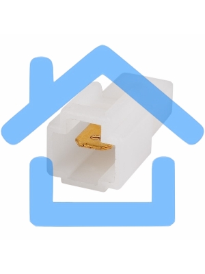 Клемма плоская штекер 6.3 мм 1-1.5 мм² (РП-п 1.5-(6.3)) + колодка Rexant