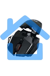 Игровая мышь Mad Catz R.A.T. 1+ (ADNS3050, USB, 3 кнопки, 2000 dpi) черная