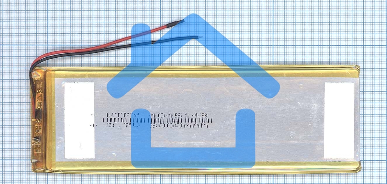 Аккумулятор Li-Pol (батарея) 4*45*143мм 2pin 3.7V/3000mAh