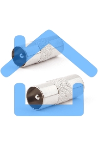 Переходник Cablexpert APL-TVMTVM-01, TV (папа) / TV (папа), блистер