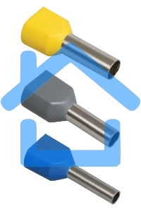 Наконечник-гильза изол. НГИ2 4.0-12 сер. (уп.100шт) ИЭК UTE10-D4-0-100