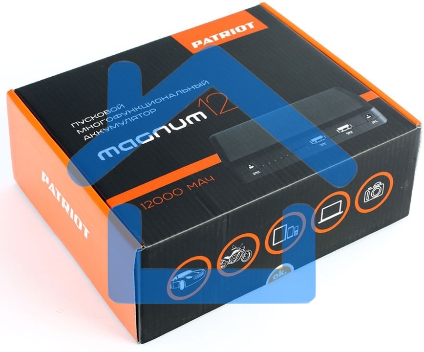 Пусковой многофункциональный аккумулятор PATRIOT MAGNUM 12