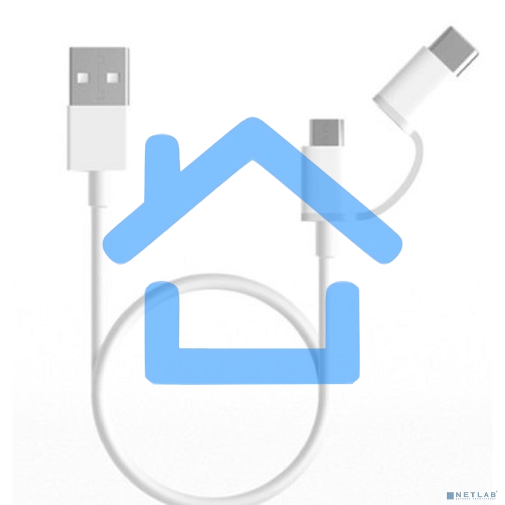 USB-кабель Xiaomi Mi 2-in-1 USB Cable Micro-USB to Type-C (30cm)