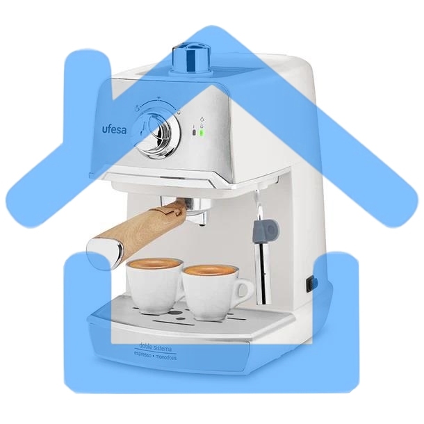 Кофеварка рожковая Ufesa CE7238 CREAM бежевый, исп. кофе - молотый, 1.2 л, 850 Вт, 20 Бар.