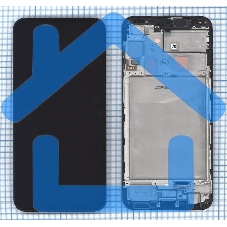 Дисплей для Samsung Galaxy A24 SM-A245F в сборе с тачскрином и рамкой, черный