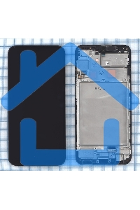 Дисплей для Samsung Galaxy A24 SM-A245F в сборе с тачскрином и рамкой, черный