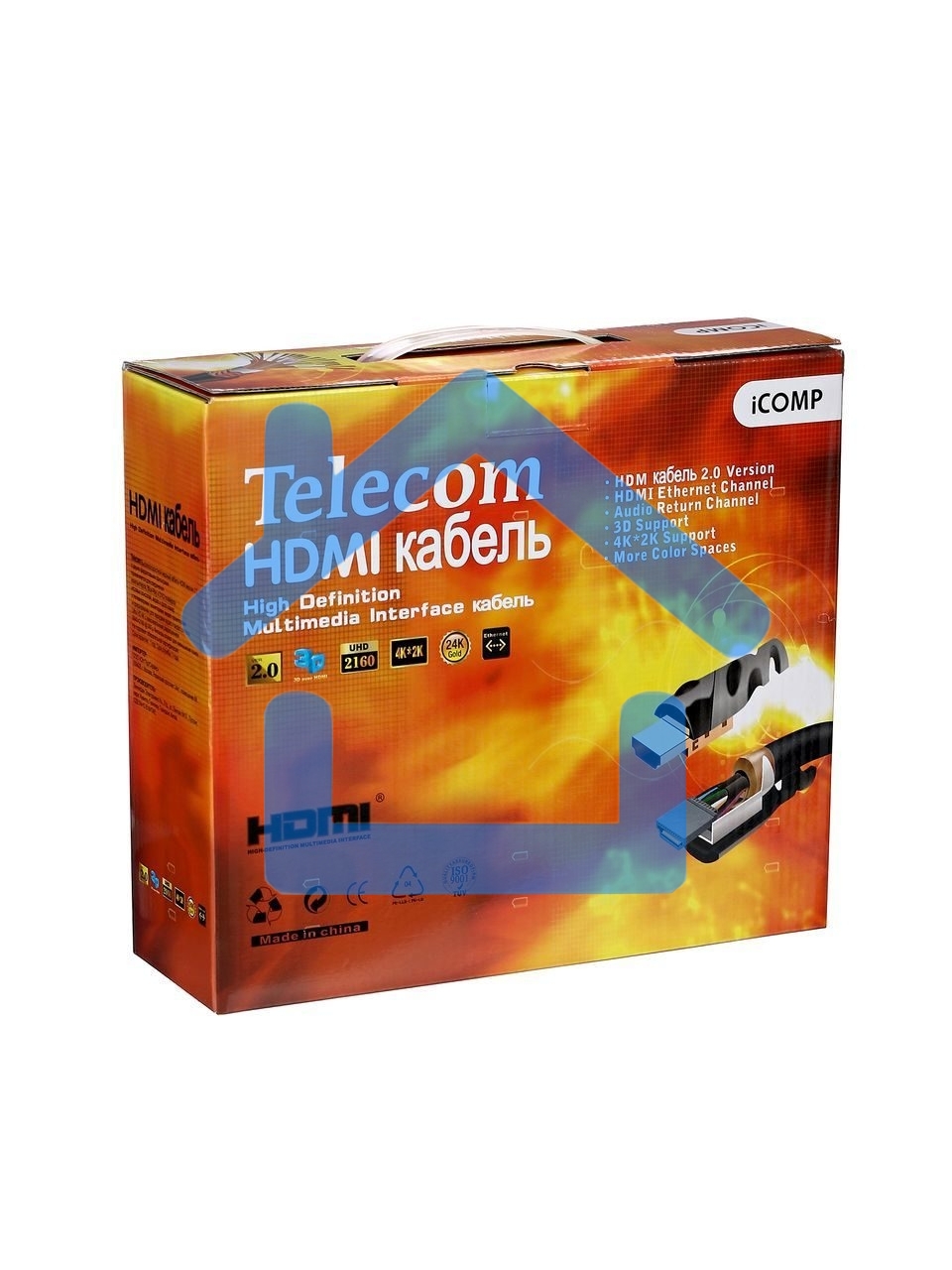Кабель HDMI-HDMI 15M V2 TCG200F-15M TELECOM