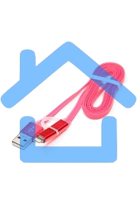 Кабель USB2.0 Cablexpert CC-mAPUSB2pk1m, AM/microBM 5P - iPhone lightning, 1м, комбо кабель, алюминиевые разъемы, розовый, блистер