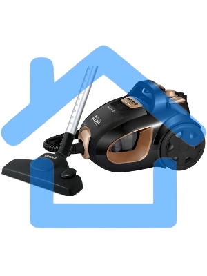 Пылесос Centek CT-2534 черно-бронзовый, 2400Вт, нера фильтр (в уп. 1 шт)